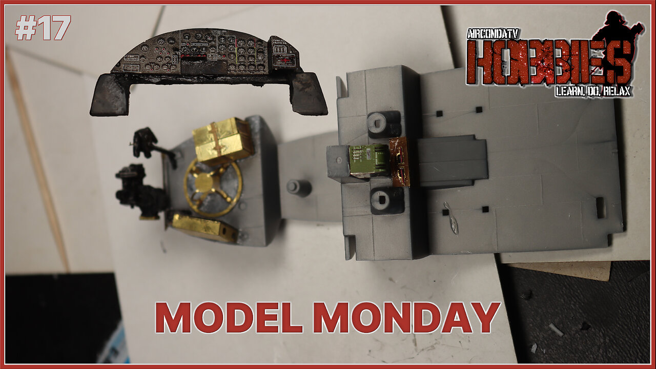 Model Mondays - Little by Little, the Cockpit is Assembled - B-17G Flying Fortress