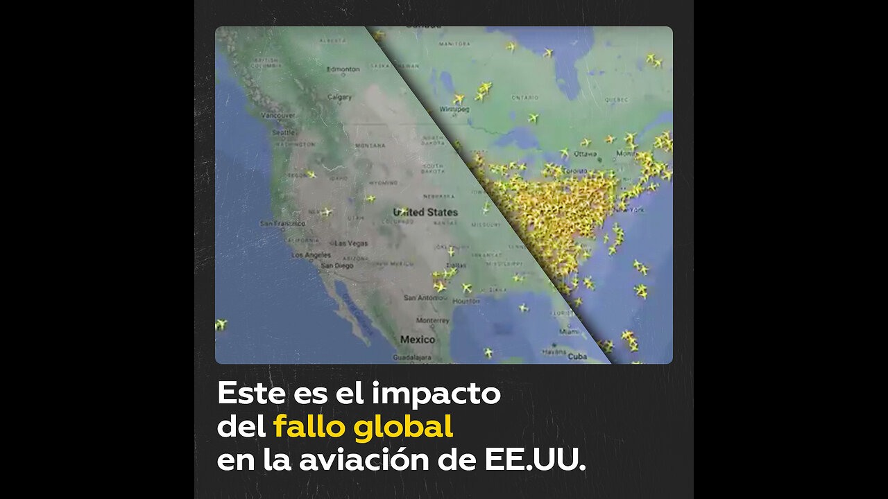 Así afectó el apagón informático a los vuelos de EE.UU.