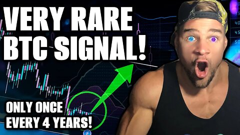 HISTORIC RARE BULLISH SIGNAL PRINTING (I'm Long on BTC)