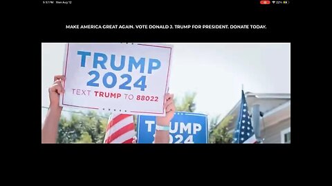 Trump2024: Trumps brand new campaign ad.