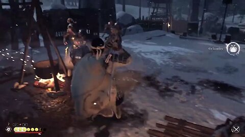 Ghost of Tsushima Liberate Icy Forest Crossroads