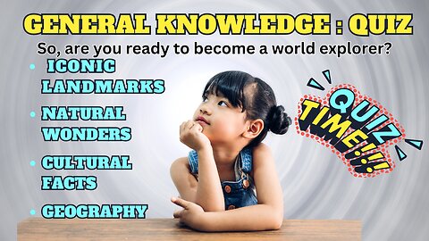 "World Wonders Quiz for Kids | Test Your Knowledge of Famous Places & Landmarks!"| quiz | gk quiz