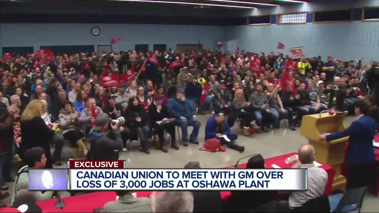 GM officials to meet with top Canadian Unifor union officials Thursday