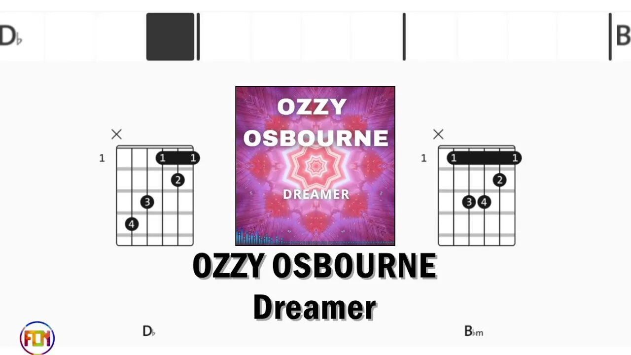 OZZY OSBOURNE Dreamer - Guitar Chords & Lyrics HD