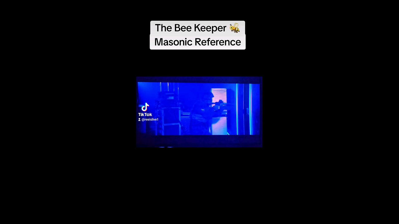 Masonic Reference movie "The Bee 🐝 Keeper."