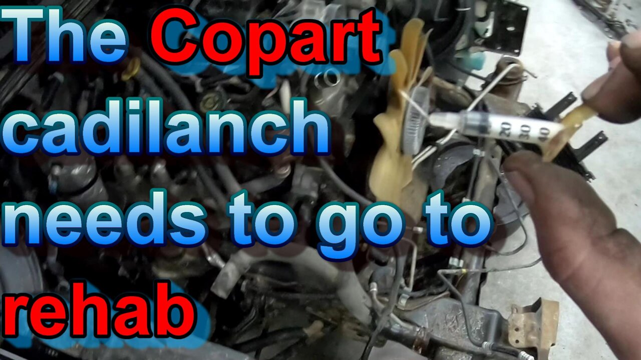 Striping the LQ9 From the Copart parts truck cadilanch#4