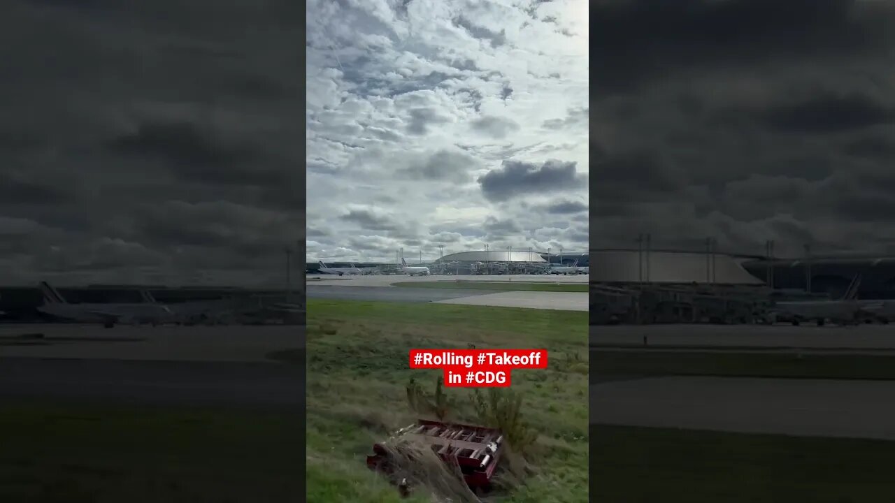 Rolling TakeOff in Paris CDG