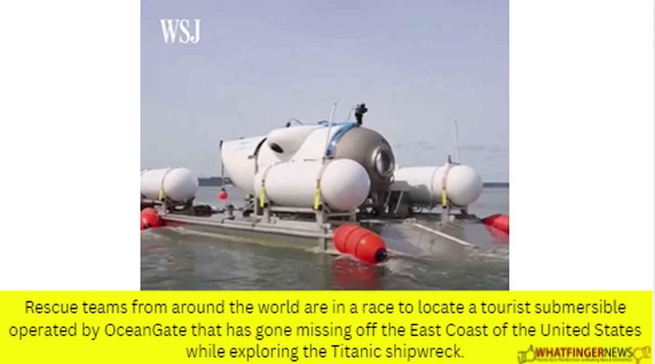 Rescue teams from around the world are in a race to locate a tourist submersible operated