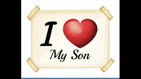 My little son is playing
