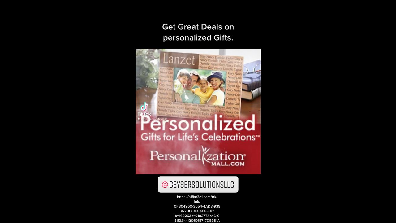 Get Great Deals on personalized Gifts.