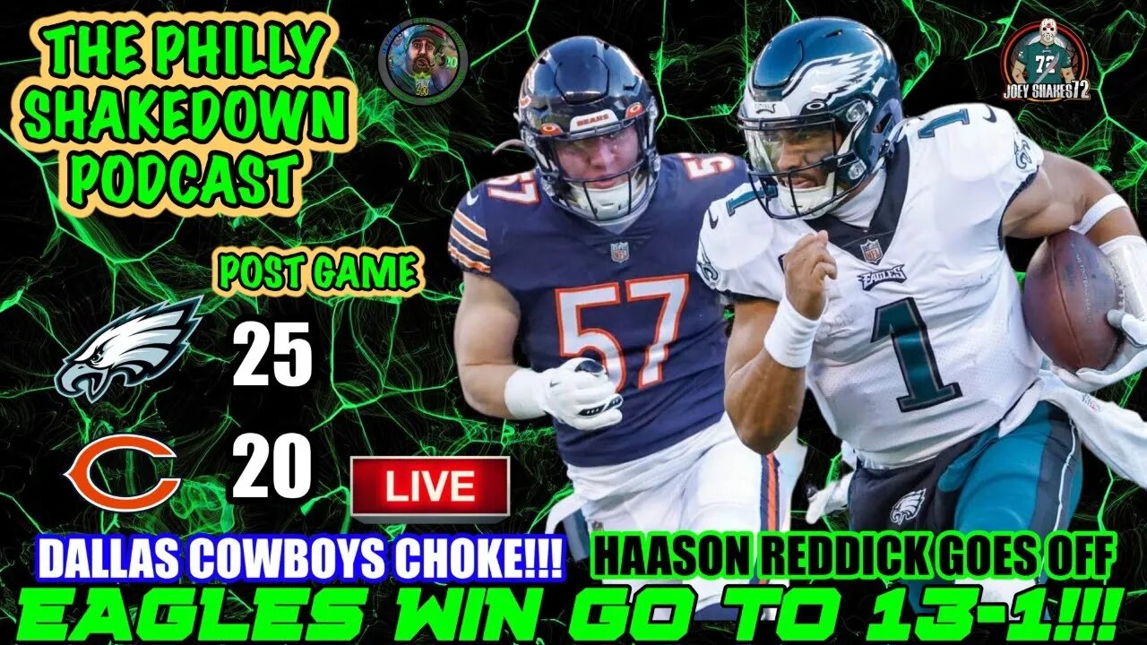 Philly Shakedown Podcast | Eagles Go To 13-1 | Cowboys Choke!!! | Eagles Setting Records