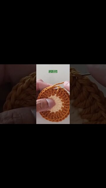 Parece Mágica! 😱😱😱 mas é crochê 😁 | 👇🏼Vídeo completo no link abaixo