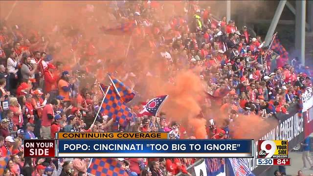 John Popovich: We're not used to winning, but Cincinnati was just too big for MLS to ignore