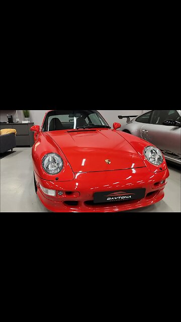 993 Porsche 911 Turbo S Guards Red peak 993 best of the best at Daytona Automonile