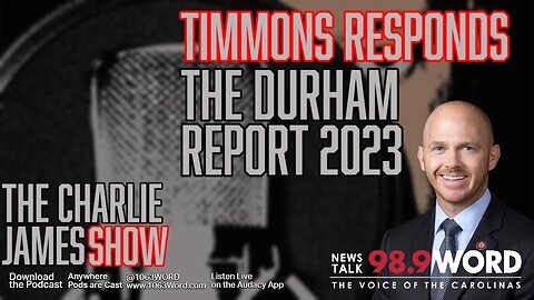 Timmons Responds to Durham Report