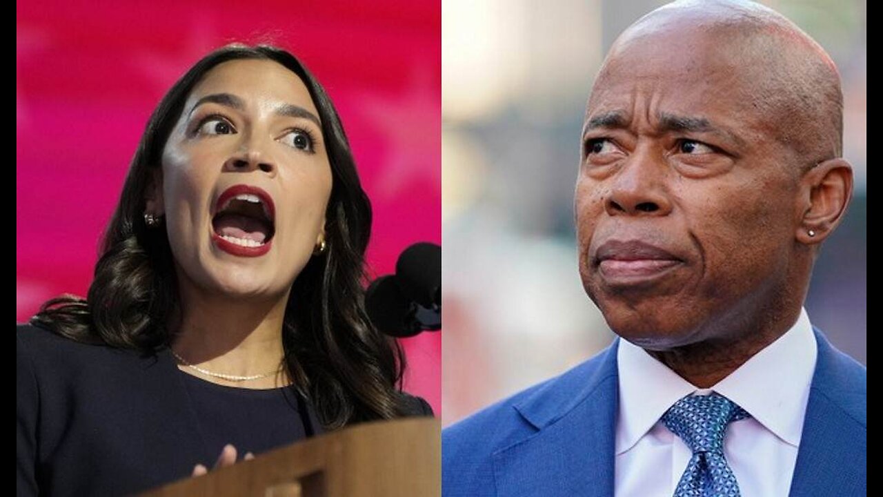 Live from New York AOC–Eric Adams Spat Gets Nasty