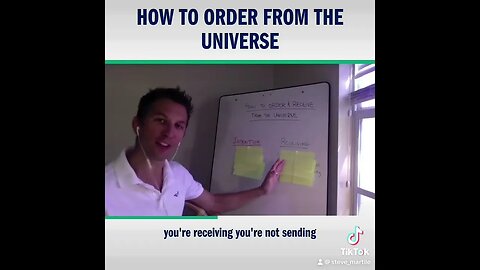 How to Order from the Universe