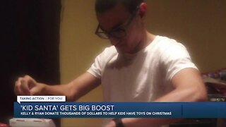 Metro Detroit's 'Kid Santa' surpasses gift-giving goal with celebrity support