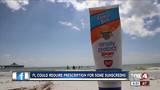 Florida could require prescription for some sunscreens