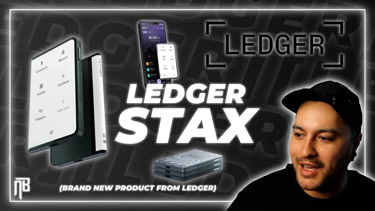 The NEW Ledger STAX | Customisable Hardware Wallet