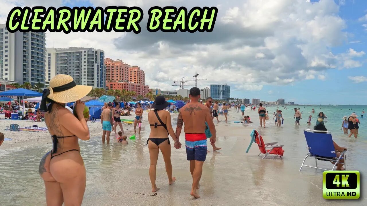 BIKINIS EVERYWHERE 4K (CLEARWATER BEACH FLORIDA)(PLEASE LIKE SHARE COMMENT AND SUBSCRIBE TO MY CHANNEL FOR WEEKLY CASH DRAWINGS GIVEAWAY$$$)