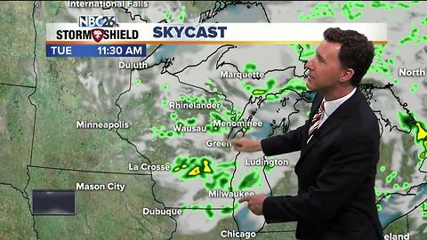 Michael Fish's 10P NBC26 Forecast