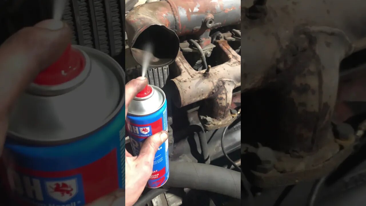 Brake cleaner hack #mechanic #viral #homegarage #mechanical #dieselengine #diesel