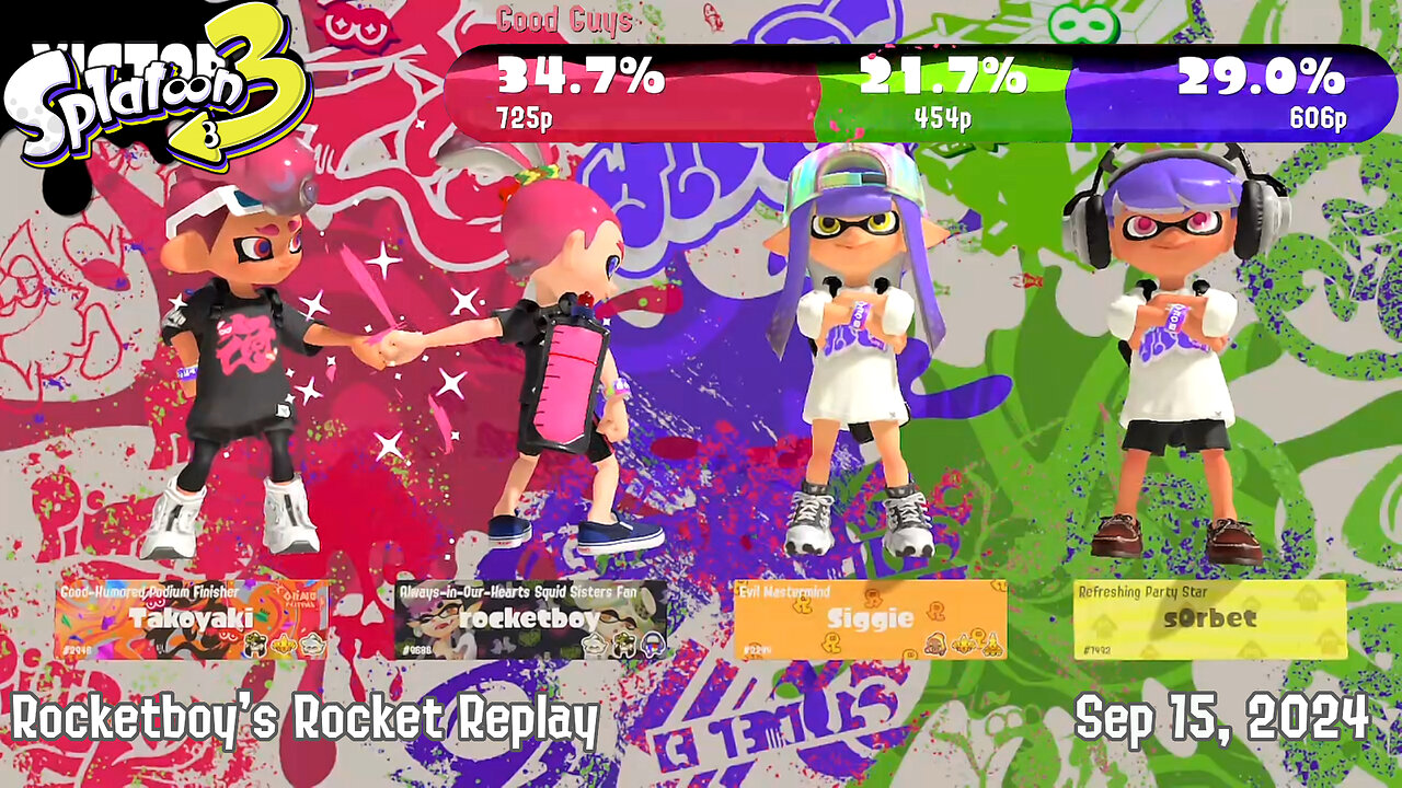 RRR Sep 15, 202: Splatoon 3 (Grand Fest... and Tricolor)