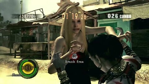 Resident Evil 5 | Mercenaries | Civilian Checkpoint | Goddess of War Sheva
