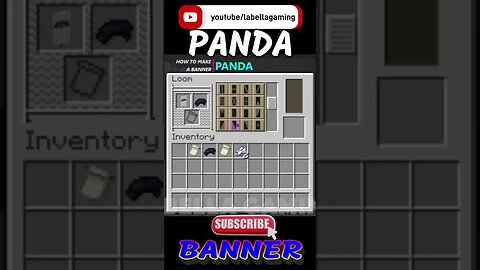 Panda Banner | Minecraft