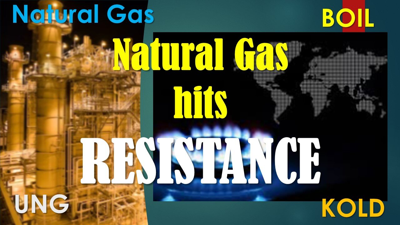 Natural Gas hits MINOR Resistance