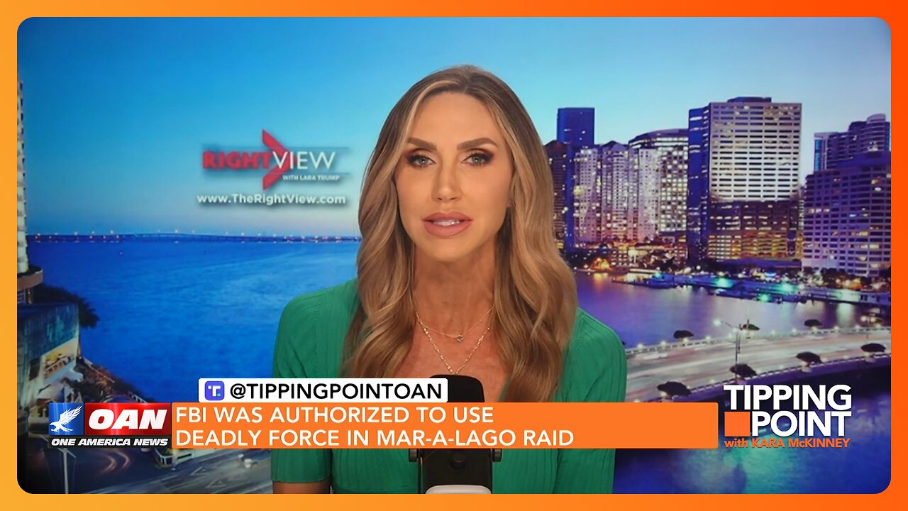 Lara Trump Lets Garland Have It Over Mar-a-Lago Raid Which Authorized Deadly Force | TIPPING POINT 🟧