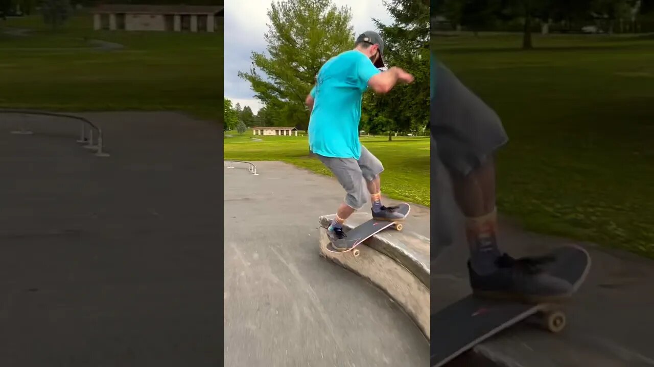 Front board shuv the curve ledge at Millersville #skatepark #skateboarding #skateboard #skate