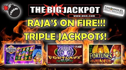 🔥 The Raja is On Fire 🔥 3 High Limit Konami Jackpots in a Row 🔥 $60 Full Screen Big Win