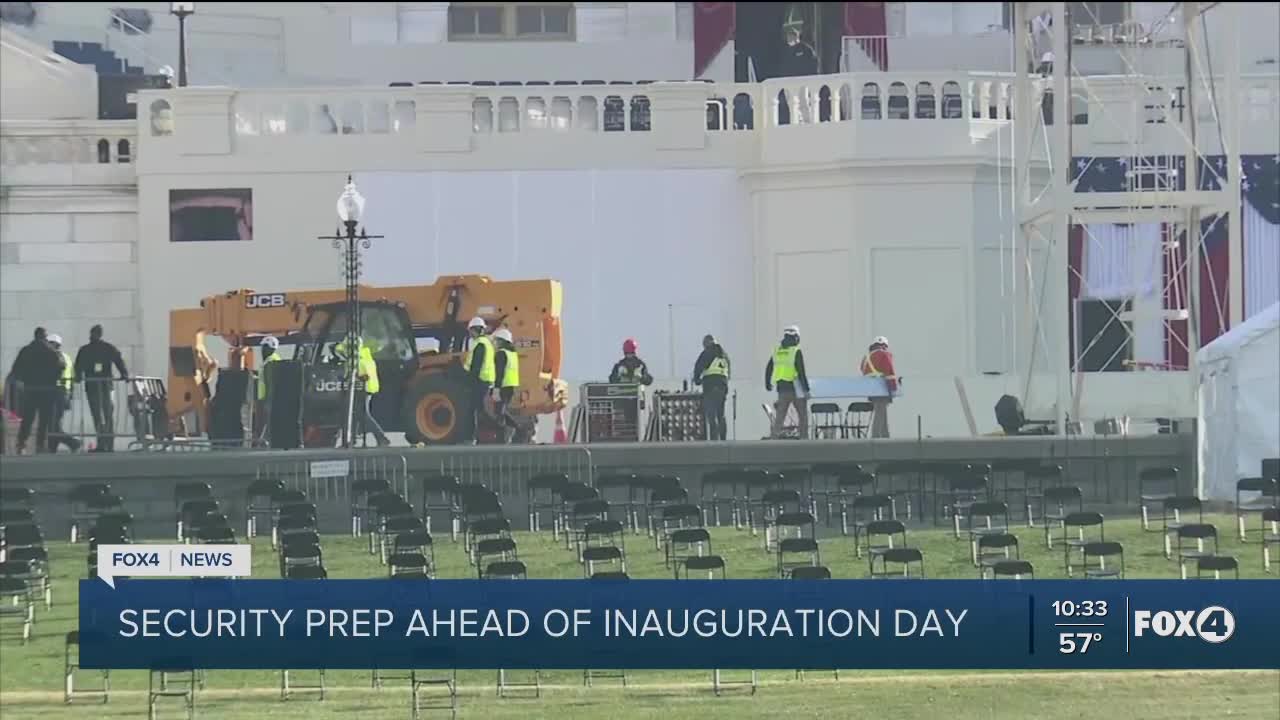 Inauguration prep underway