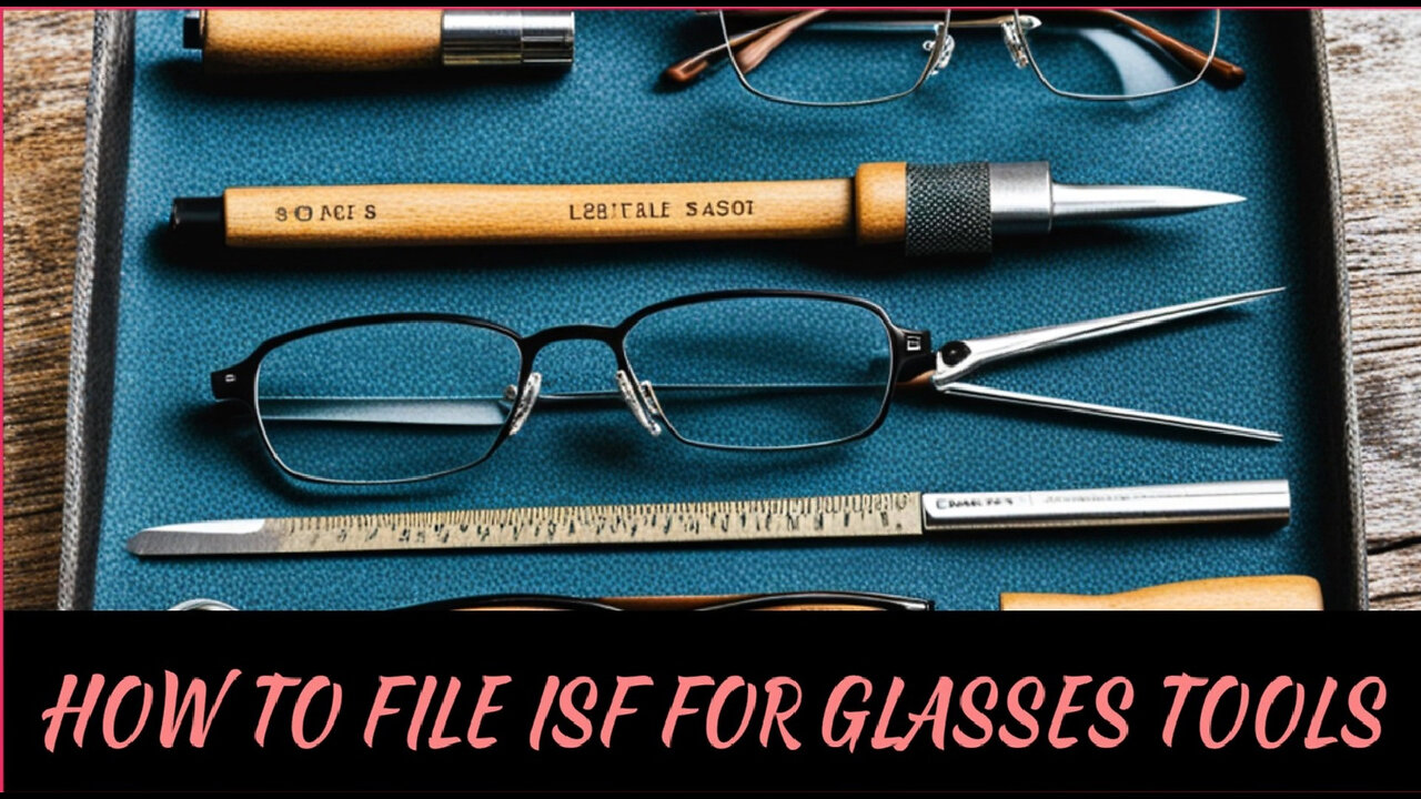 Importing Glasses and Tools: Mastering the ISF Process