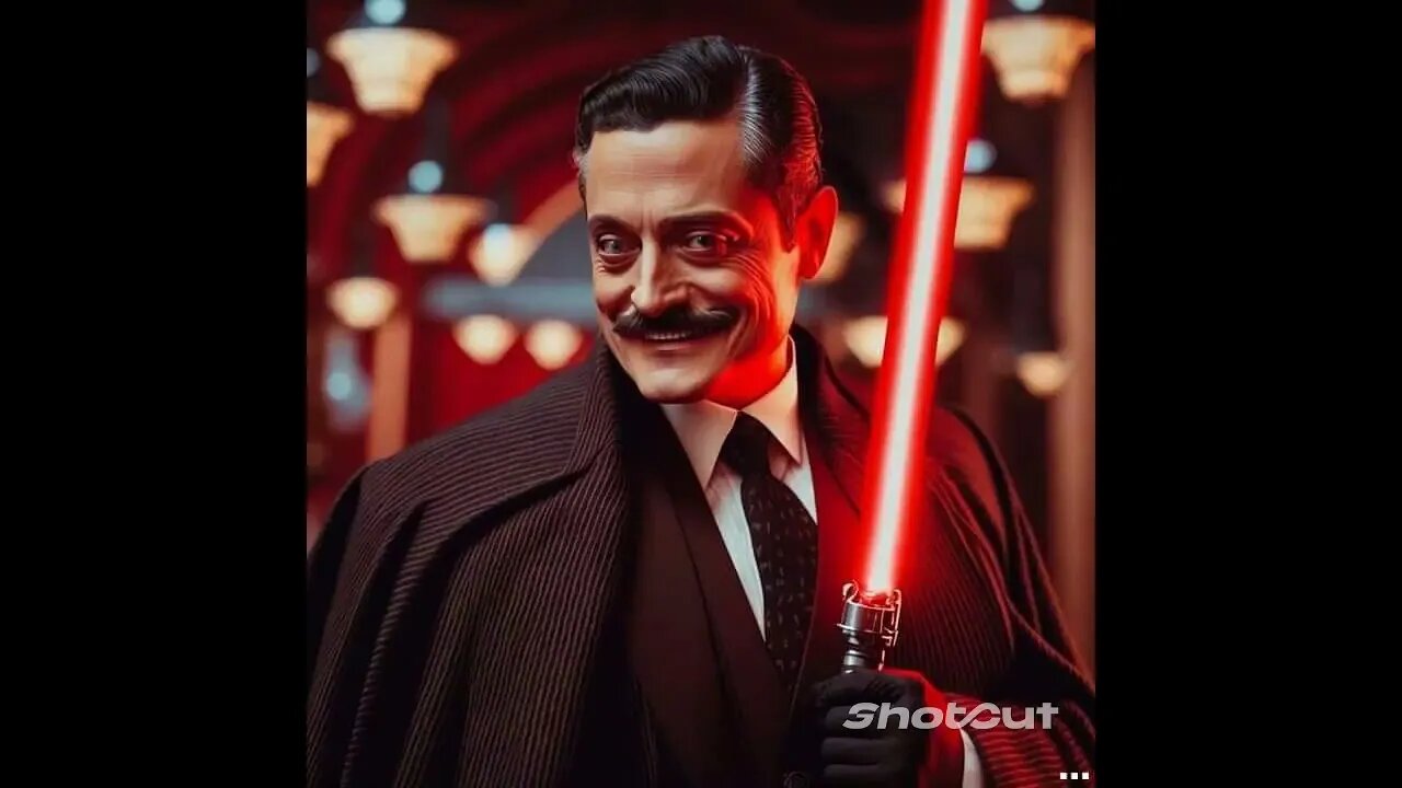 Would The Addams Family Be On The Dark Side? #starwars #addamsfamily #wednesday #sith #mashup #aiart