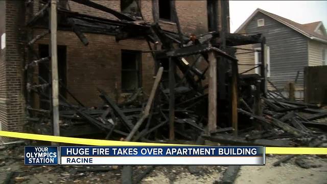 Overnight Racine apartment fire leaves thousands of dollars in property damage