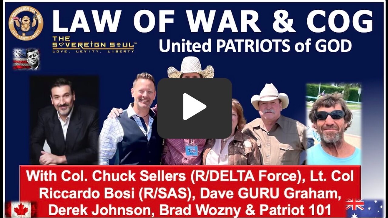 🛑LAW OF WAR🛑Derek Johnson/Guru/Bosi & More on Trump, Q Tribunals & COG In Effect