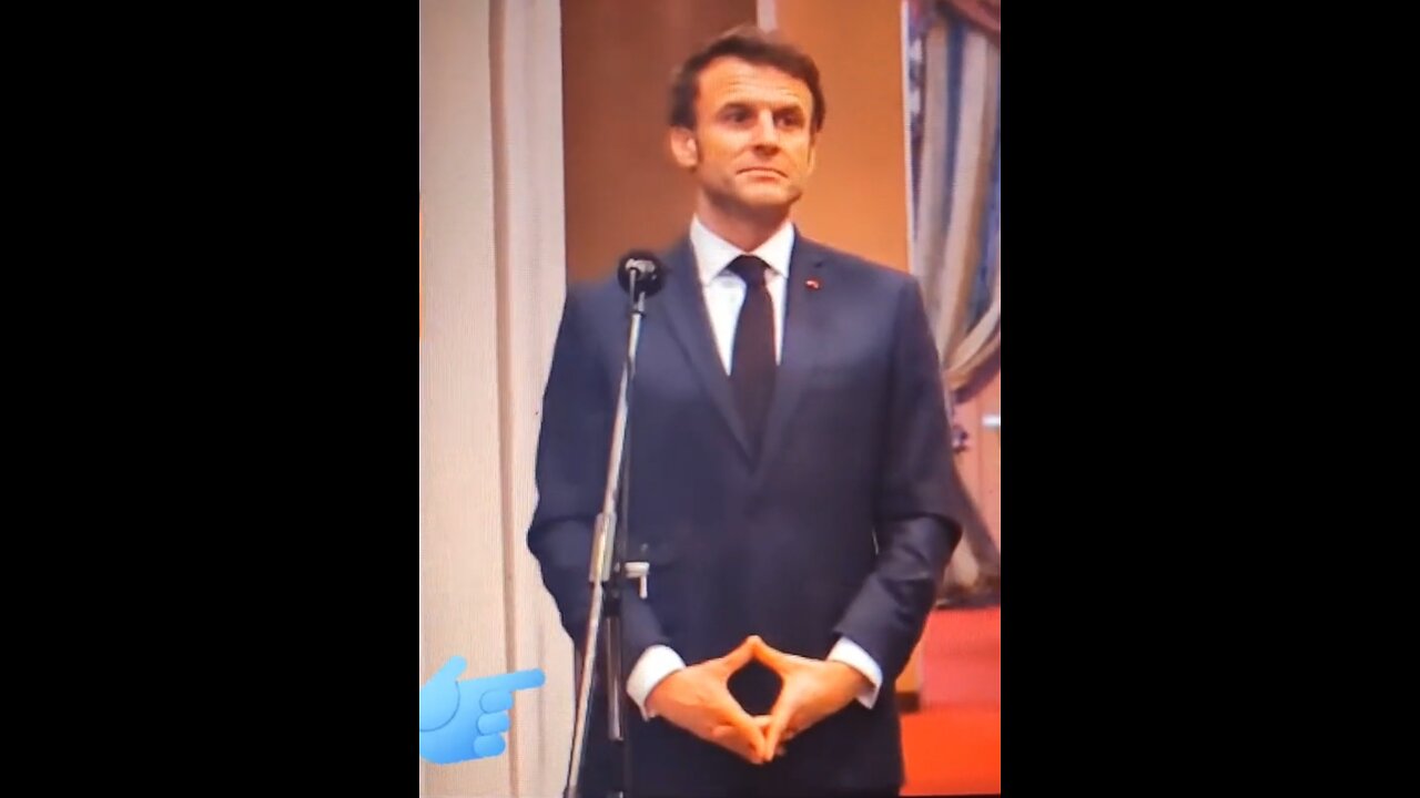 Macron of France 🇫🇷 doesn’t hide anymore, he lets the world know he is an elitist satanist