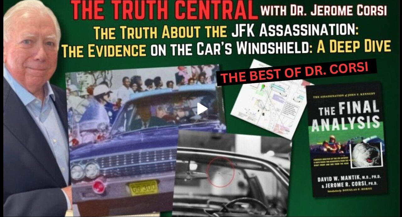 The #JFK Assassination Coverup: #Evidence on the Car’s Windshield, a Deep Dive