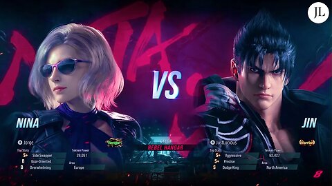 TEKKEN 8 - Jin vs Nina (FT2) (Closed Network Test)