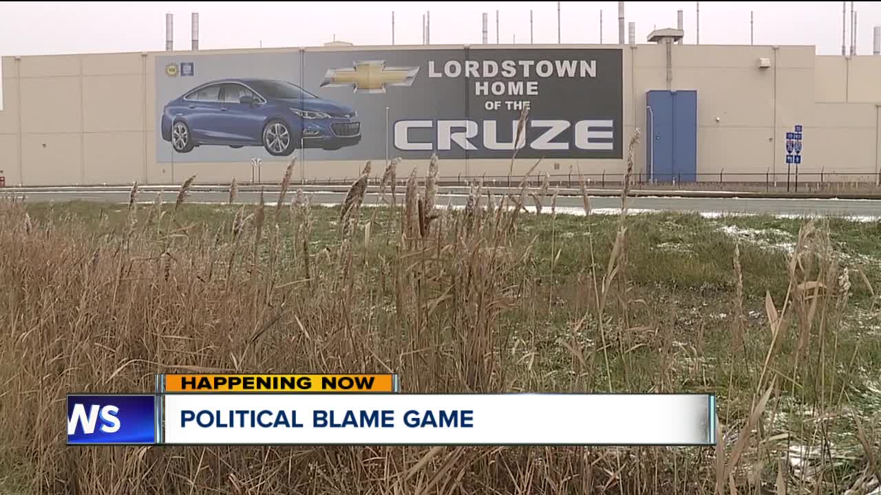The Lordstown GM plant closure is officially a political football