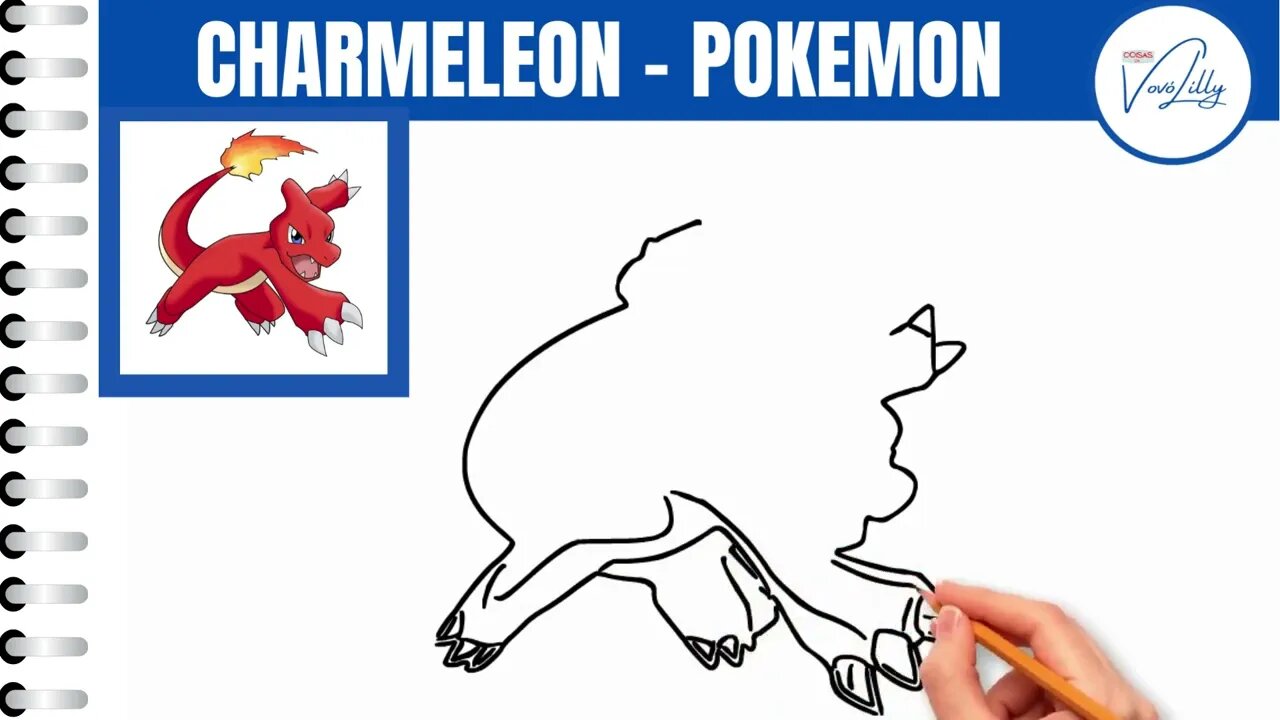 HOW TO DRAW | CHARMELEON - POKEMON | VERY EASY