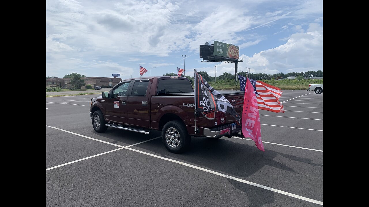 Wake the Woke I-91 CT convoy for Trump