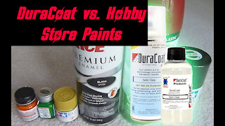 Satin Duracoat vs. Common Paints