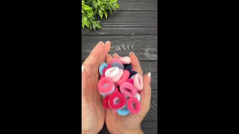 Easy Craft with Hair Rubber Bands Tutorial #tutorial #craft #DIY #fyp #fypシ #foryou