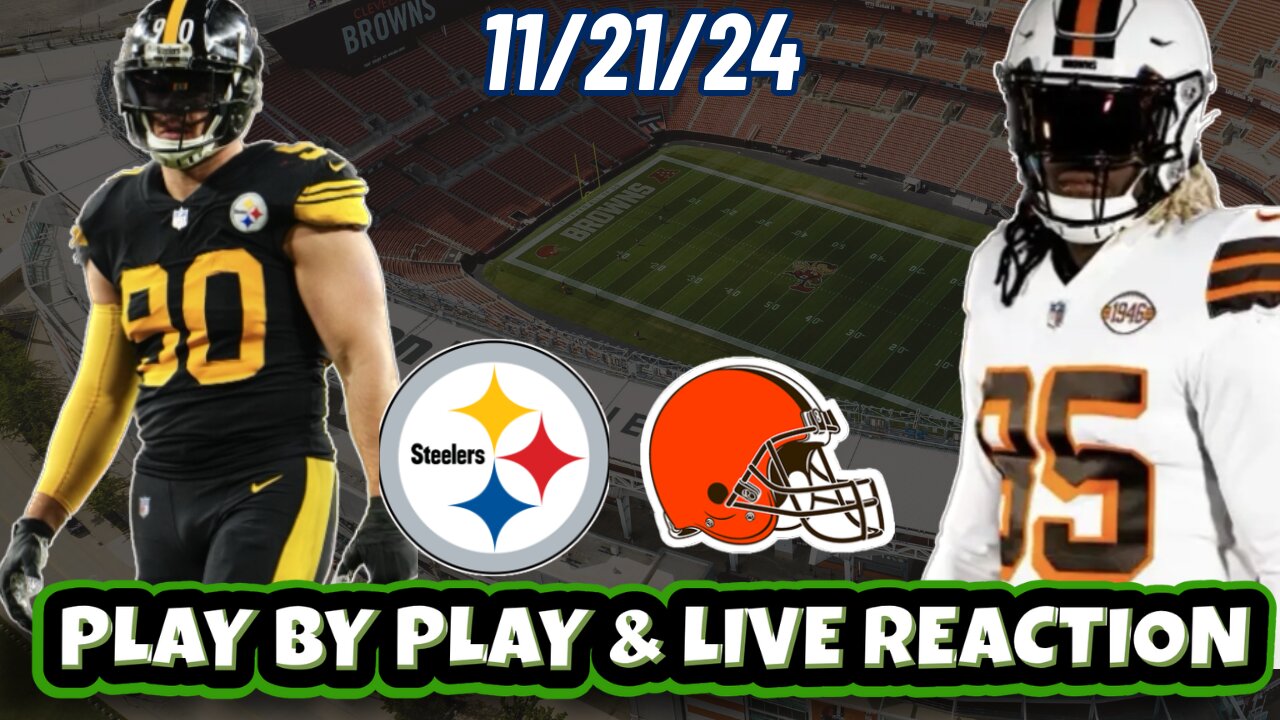 Cleveland Browns vs Pittsburgh Steelers Live Reaction | WEEK 12 | 11/21 | NFL | Browns vs Steelers