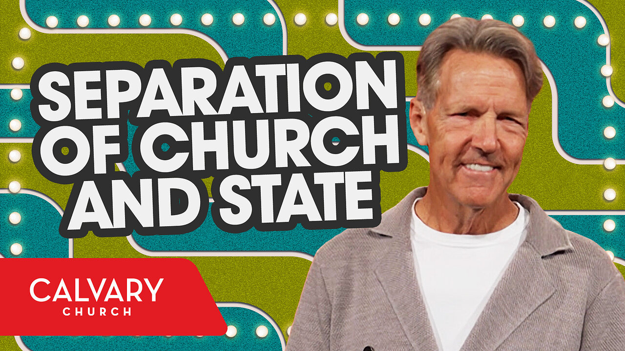 Separation of Church and State - Mark 12:13-17 - Skip Heitzig