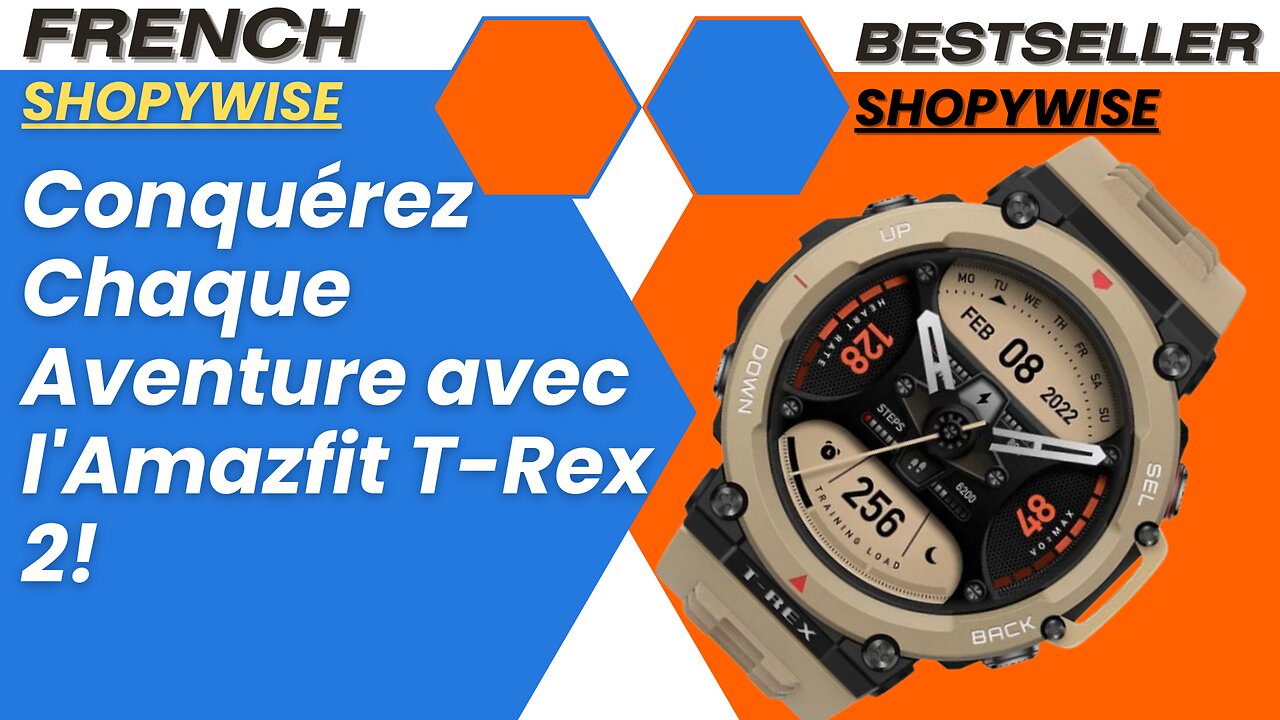 Conquérez Chaque Aventure avec l'Amazfit T-Rex 2